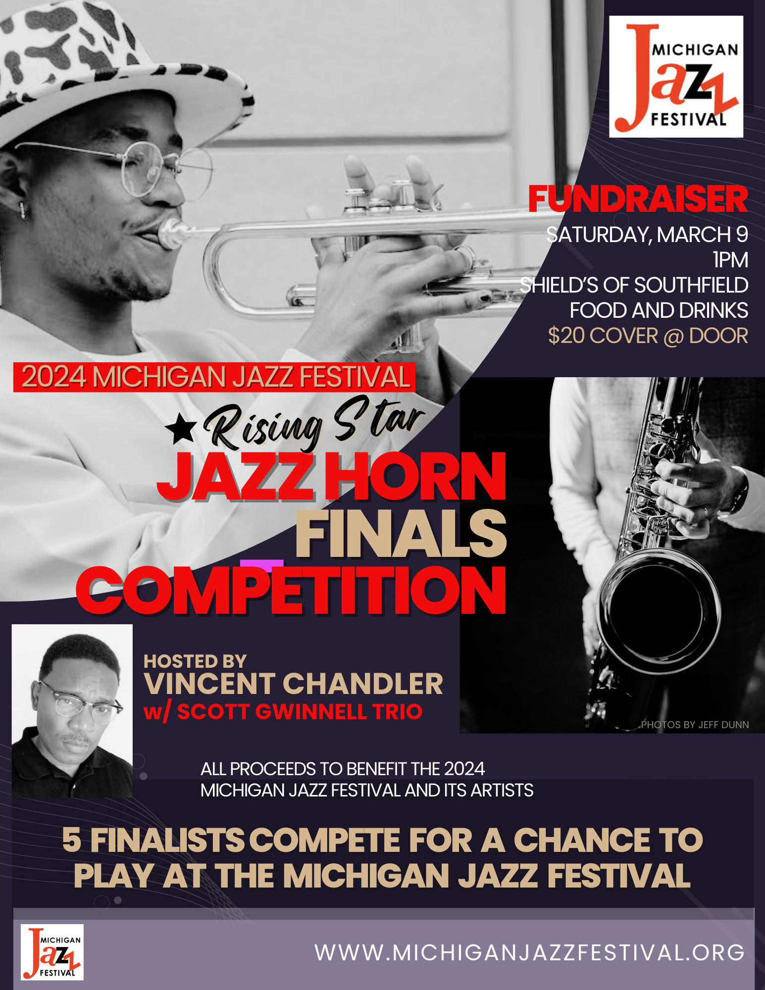 Michigan Jazz Festival Jazz Horn Competition WRCJ 90.9 FM